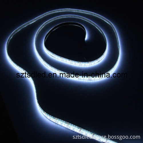 80ra 6000k PU Covered Double Row 3528 SMD LED Strip Light (TD-FS3528CW240-2)